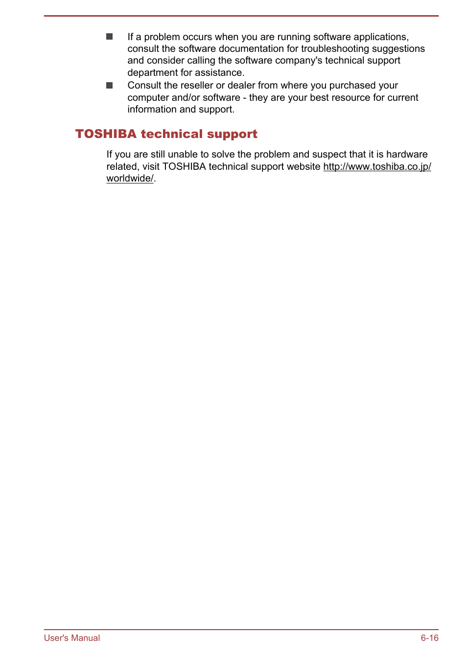 Toshiba technical support | Toshiba Satellite P70T-A User Manual | Page 132 / 153