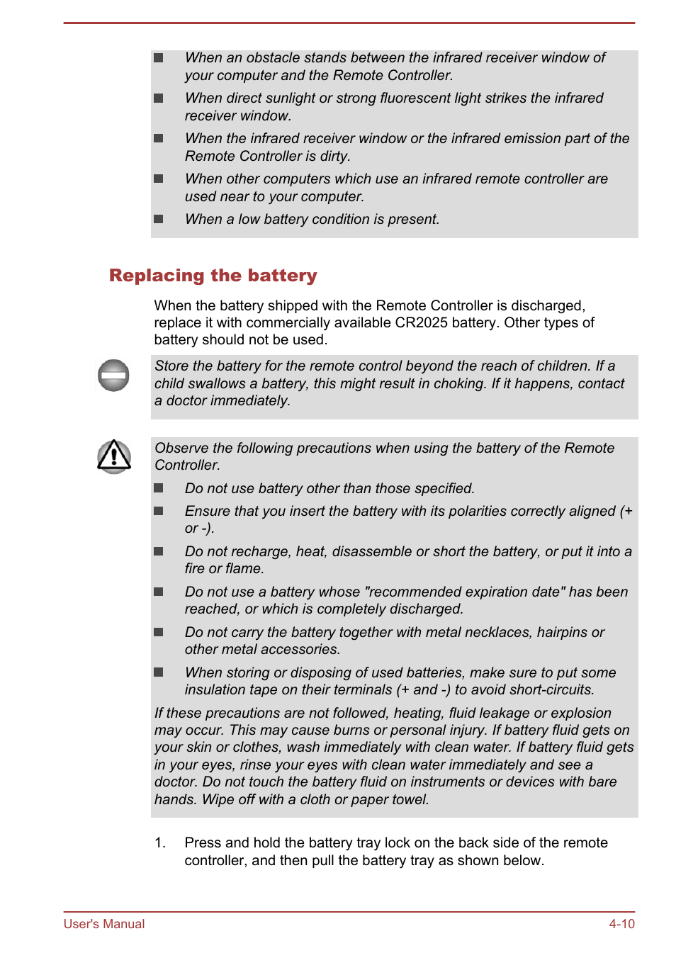 Replacing the battery | Toshiba Satellite P70T-A User Manual | Page 56 / 153