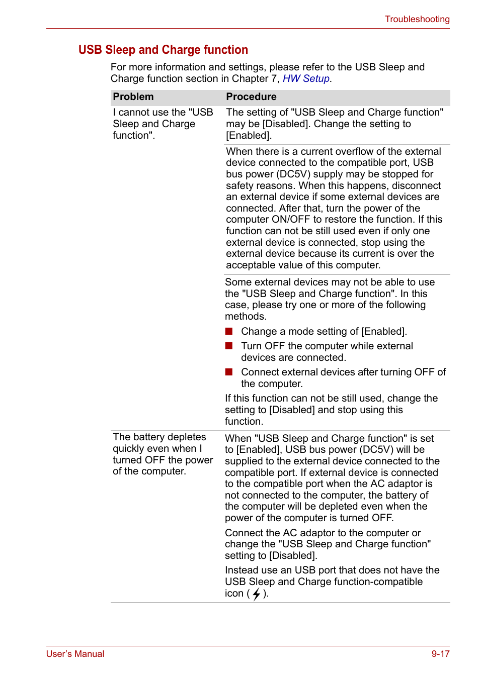 Usb sleep and charge function | Toshiba Qosmio X300 User Manual | Page 175 / 219
