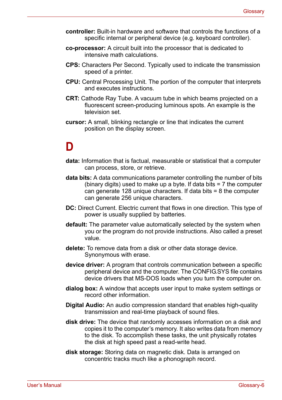 Toshiba Qosmio X300 User Manual | Page 206 / 219