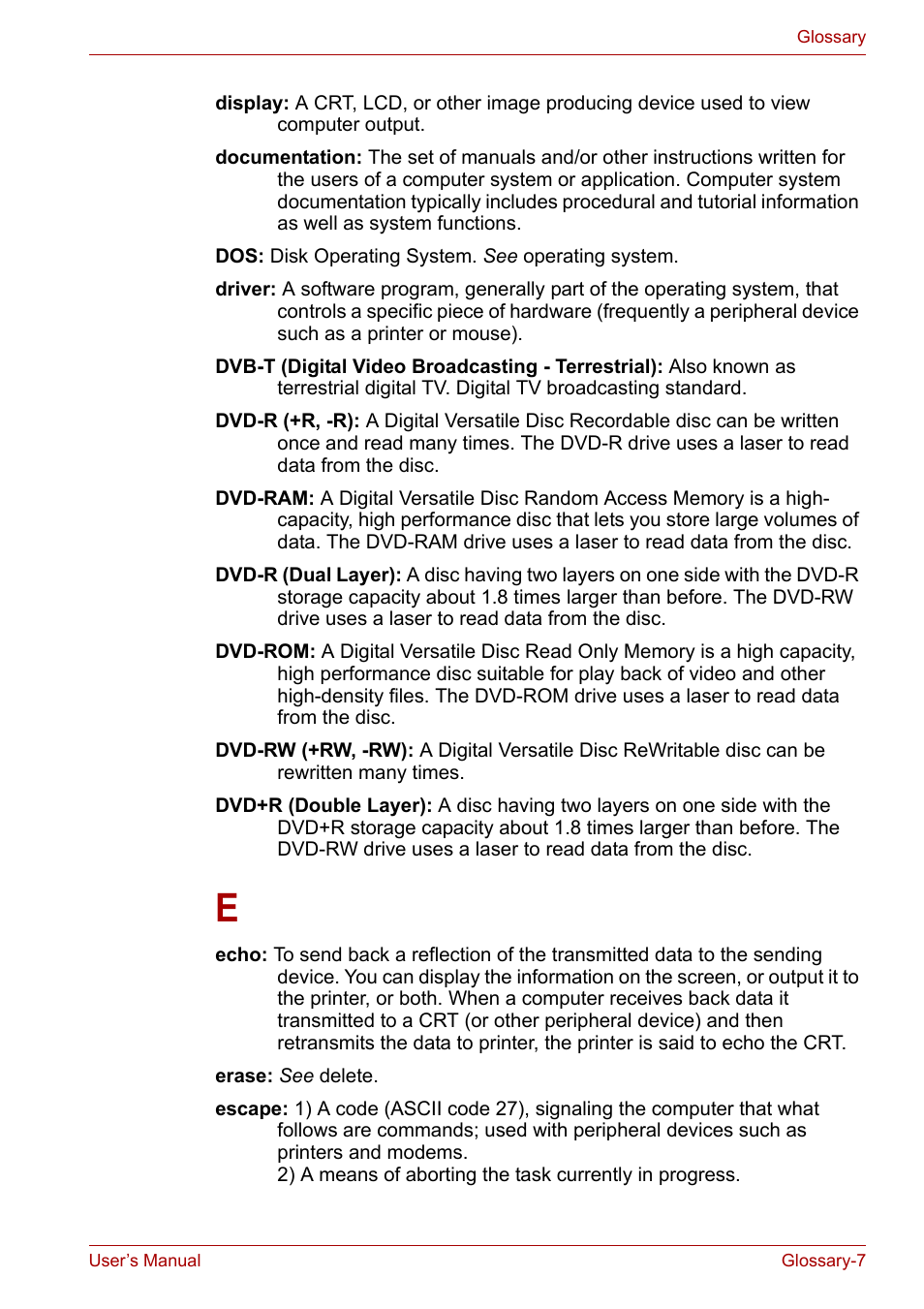 Toshiba Qosmio X300 User Manual | Page 207 / 219