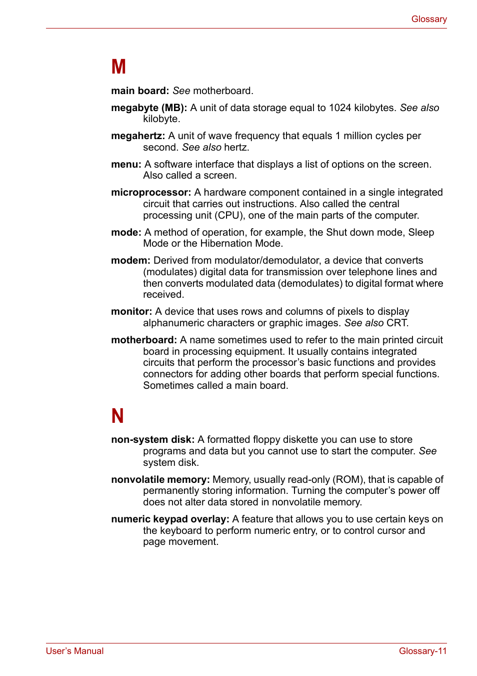 Toshiba Qosmio X300 User Manual | Page 211 / 219