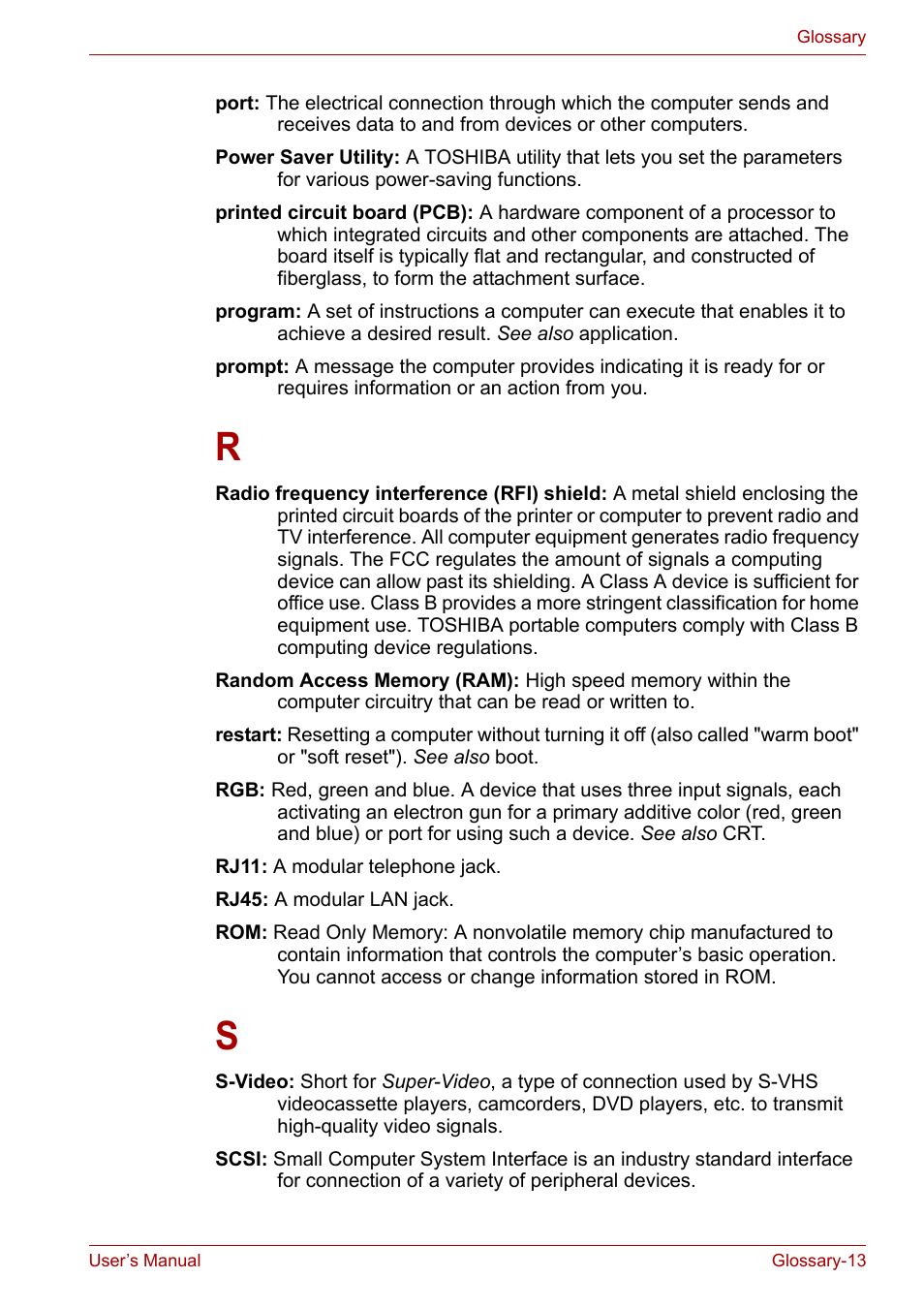 Toshiba Qosmio X300 User Manual | Page 213 / 219