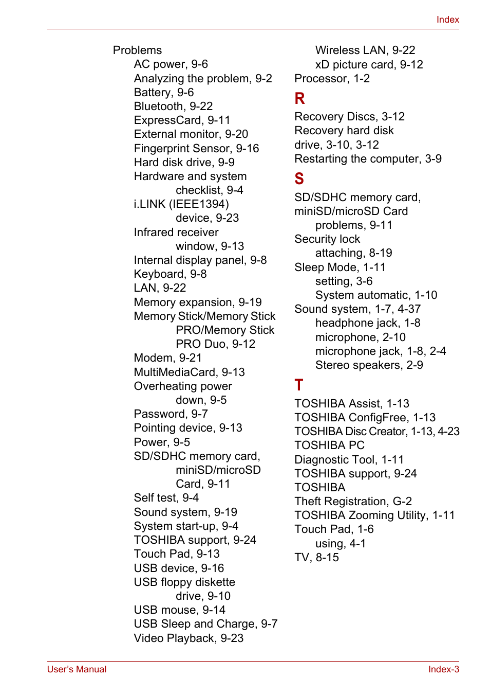 Toshiba Qosmio X300 User Manual | Page 218 / 219