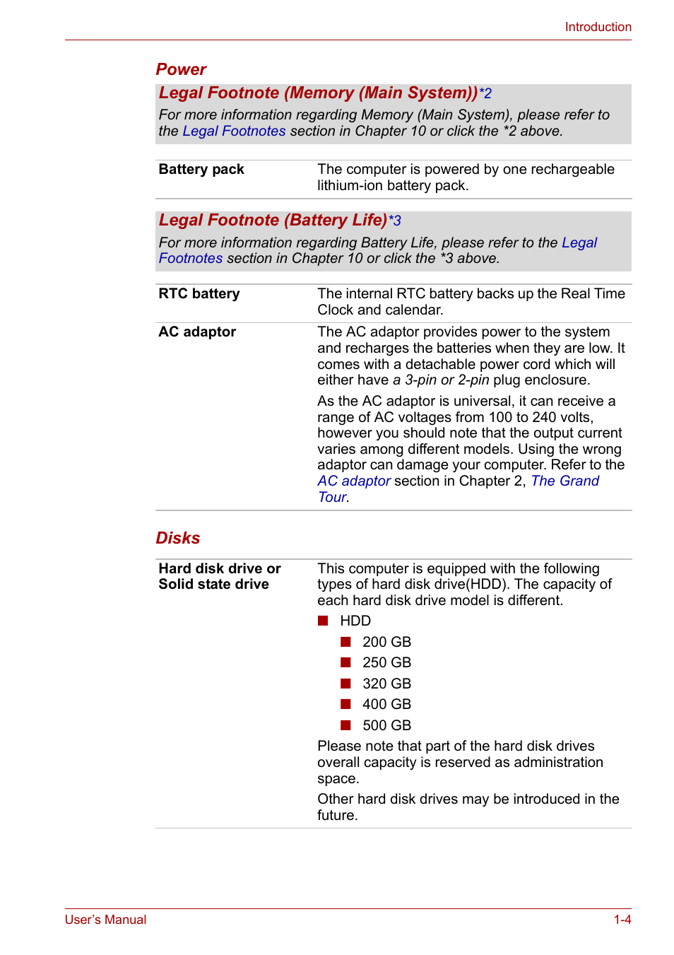 Toshiba Qosmio X300 User Manual | Page 25 / 219