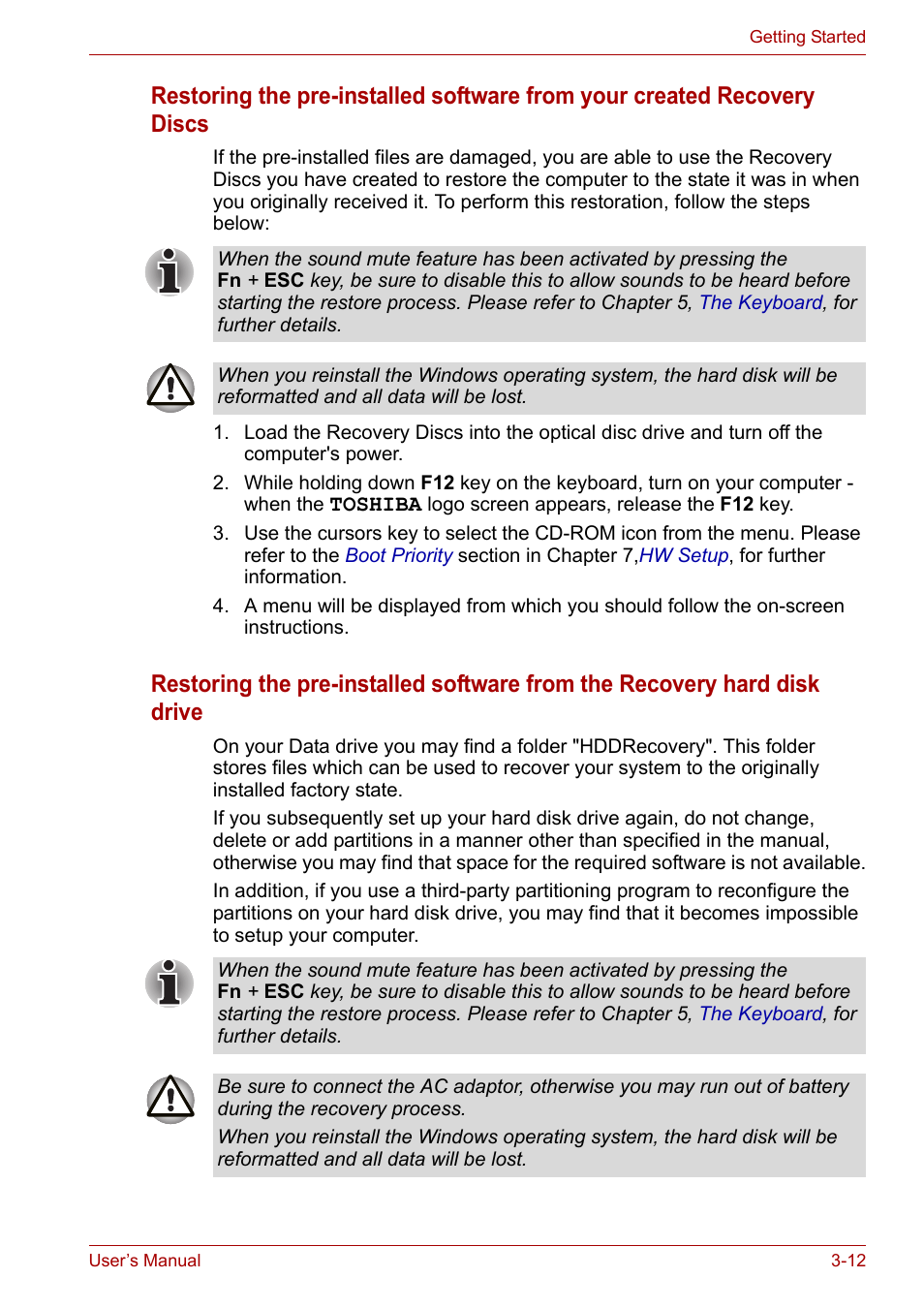 Toshiba Qosmio X300 User Manual | Page 63 / 219