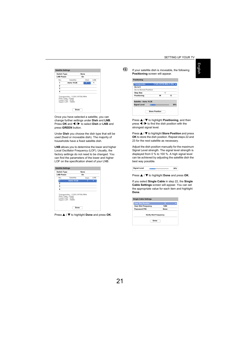 Eng lis h | Toshiba L9363 User Manual | Page 21 / 106