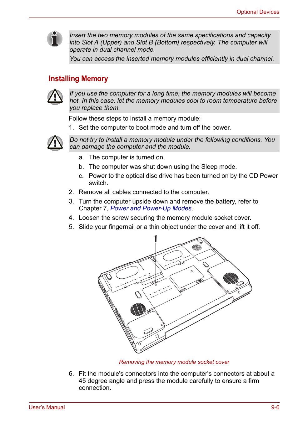 Toshiba Satellite P200 (PSPBL) User Manual | Page 135 / 191