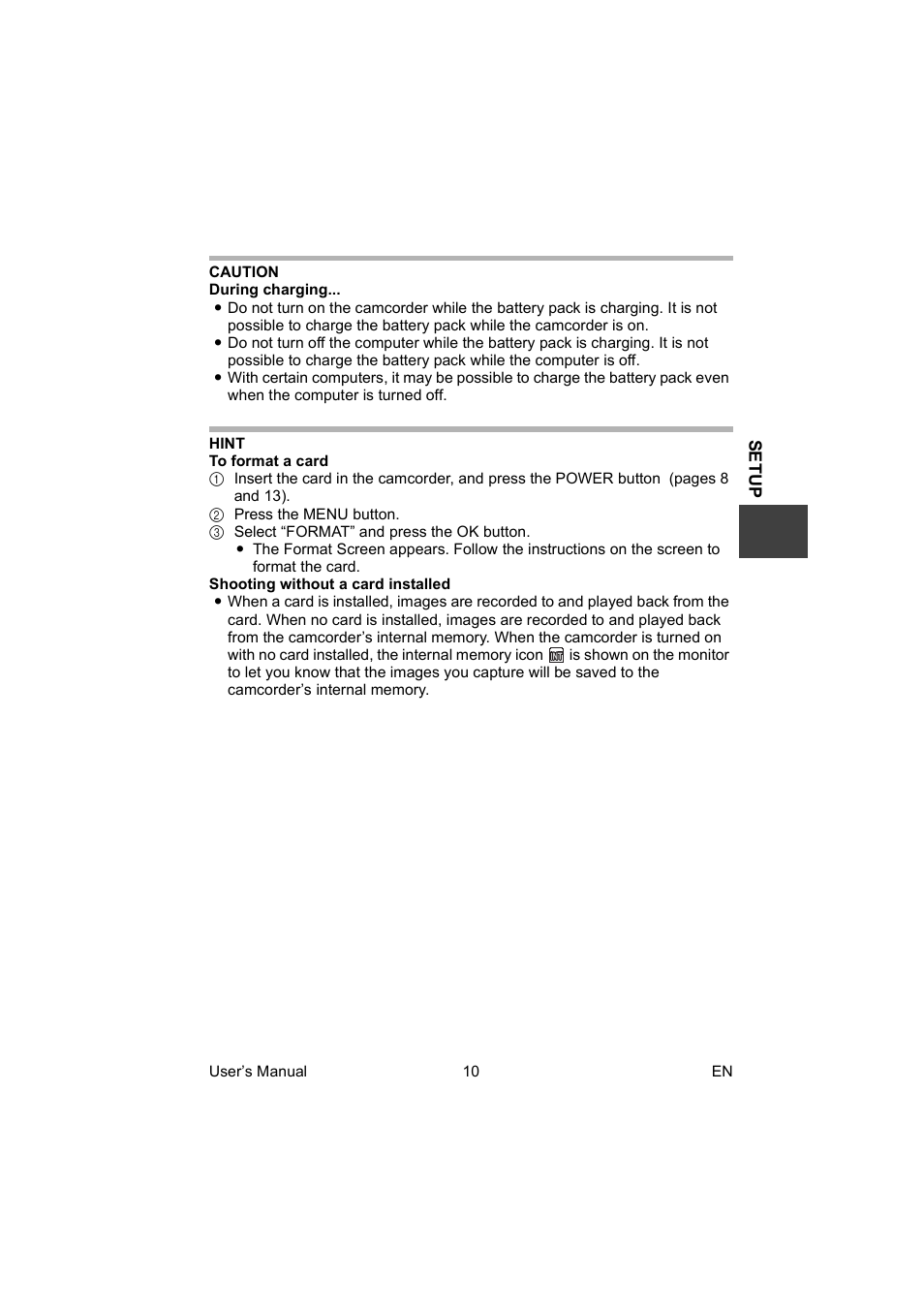 Toshiba Camileo BW10 User Manual | Page 23 / 63