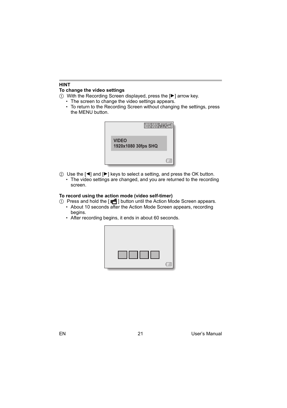 Toshiba Camileo BW10 User Manual | Page 34 / 63