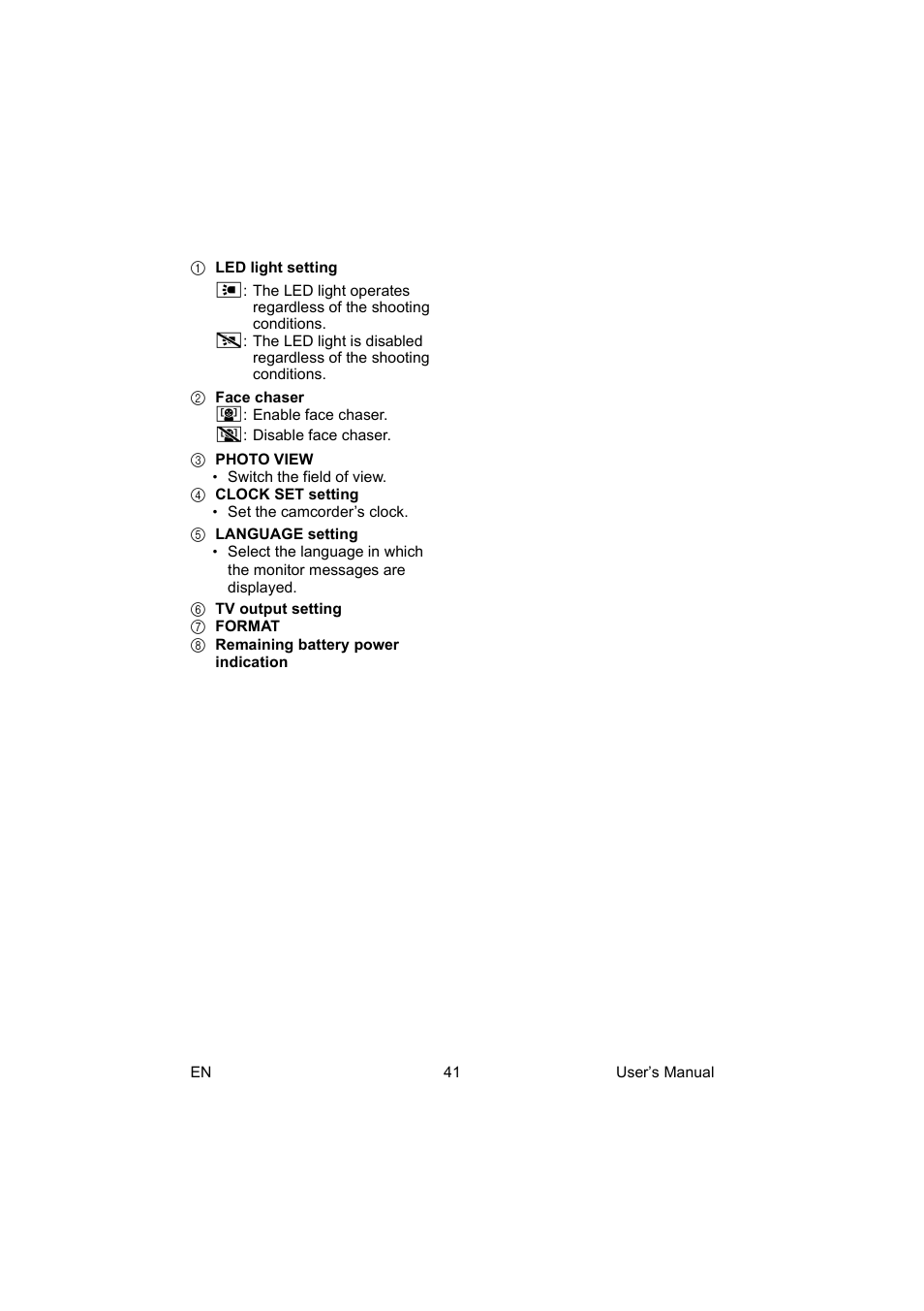 Toshiba Camileo BW10 User Manual | Page 54 / 63
