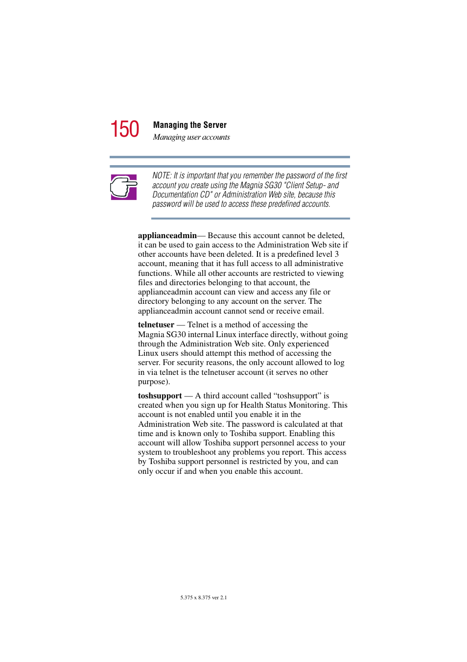 Toshiba Magnia SG30 User Manual | Page 143 / 296