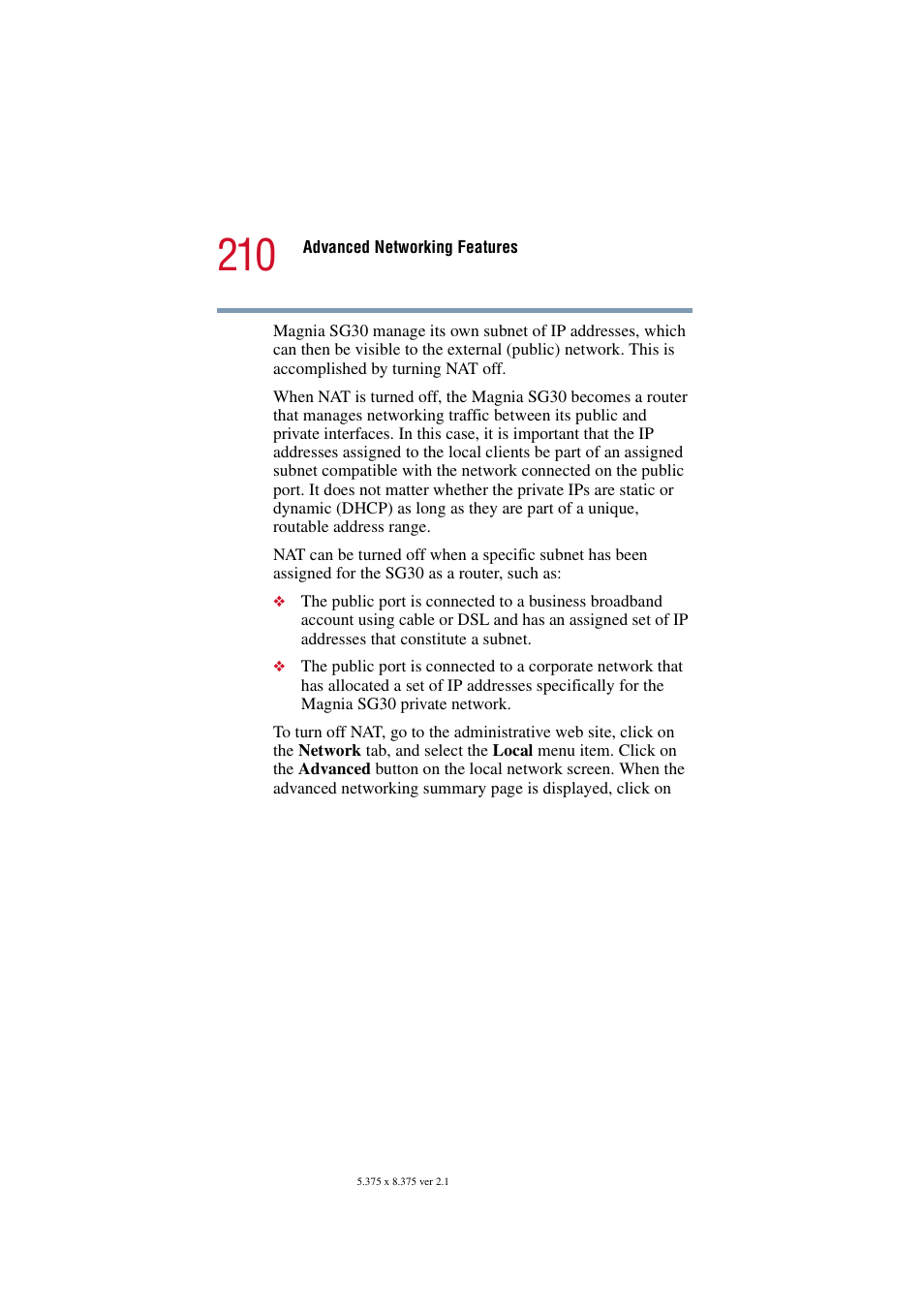 Toshiba Magnia SG30 User Manual | Page 201 / 296