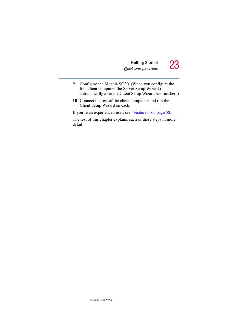 Toshiba Magnia SG30 User Manual | Page 21 / 296