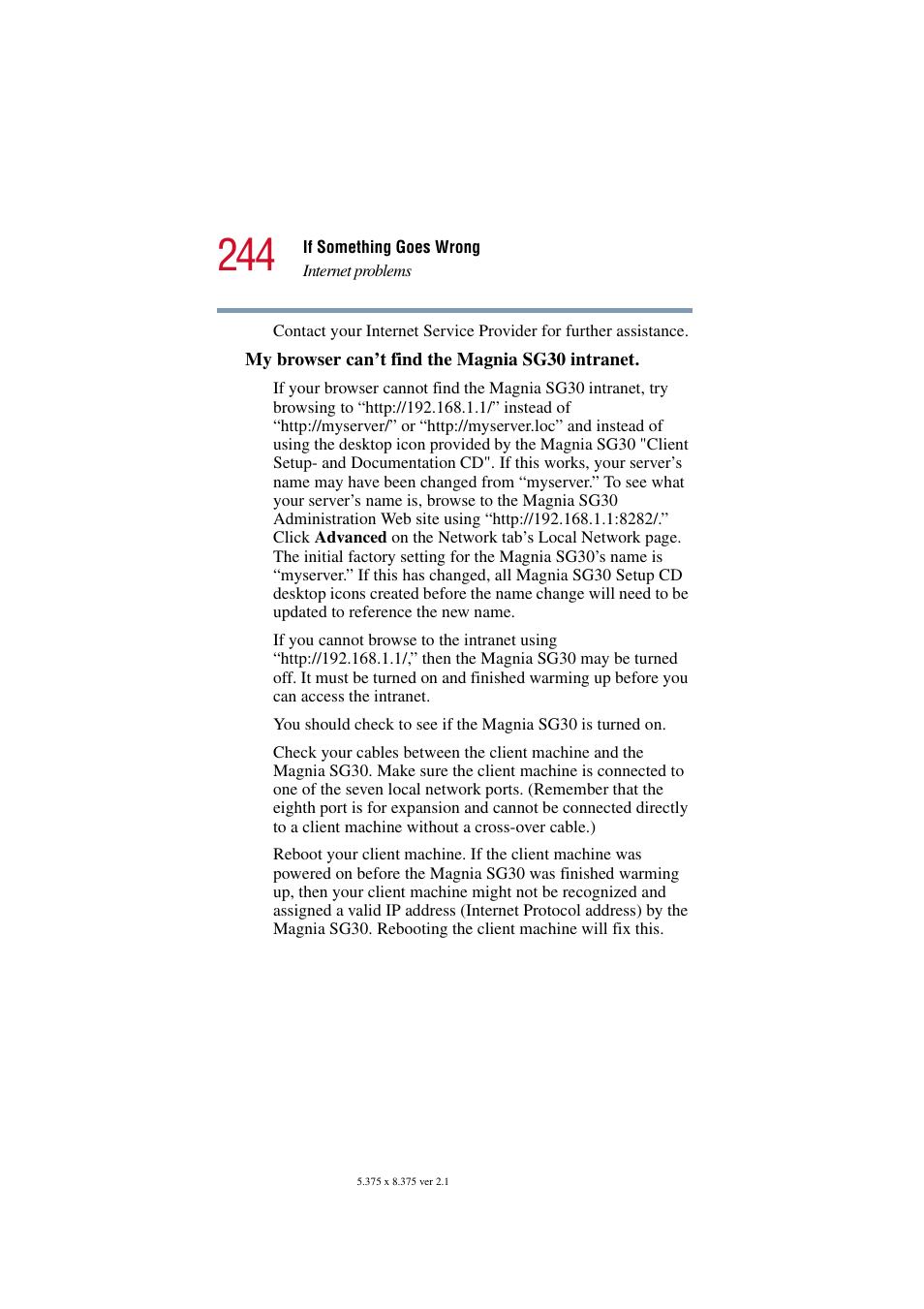 Toshiba Magnia SG30 User Manual | Page 234 / 296
