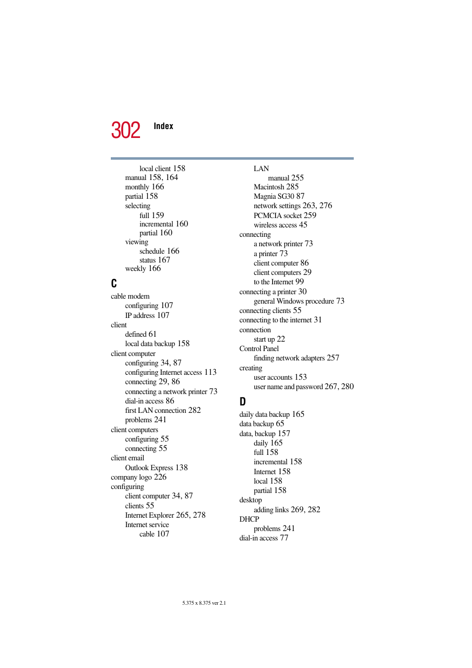 Toshiba Magnia SG30 User Manual | Page 290 / 296