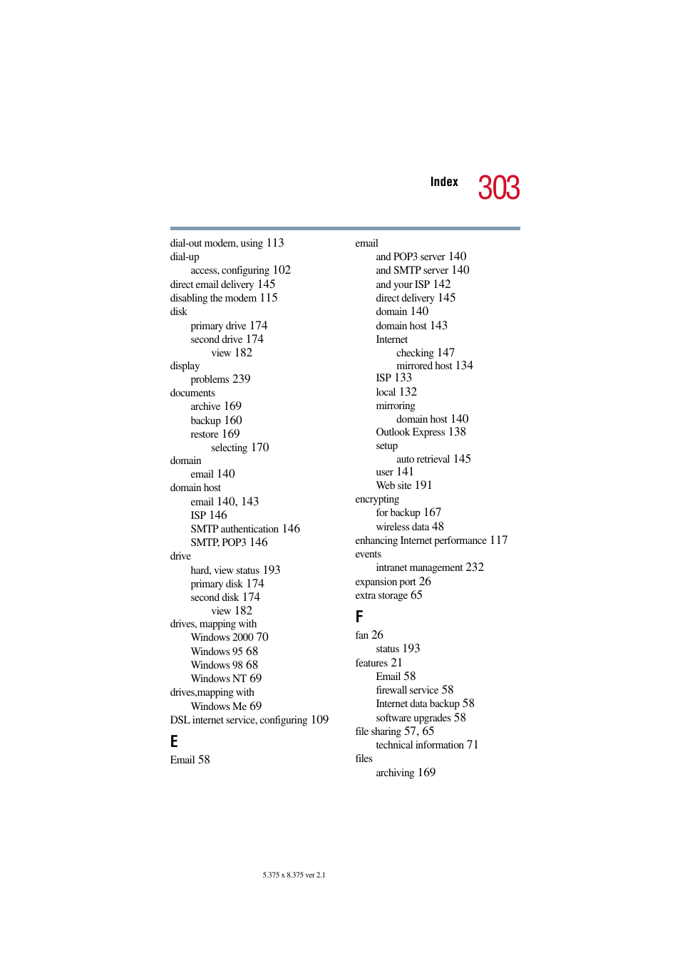 Toshiba Magnia SG30 User Manual | Page 291 / 296