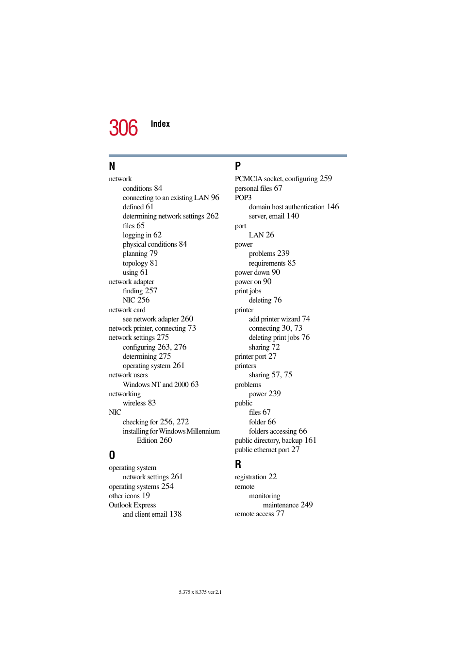 Toshiba Magnia SG30 User Manual | Page 294 / 296