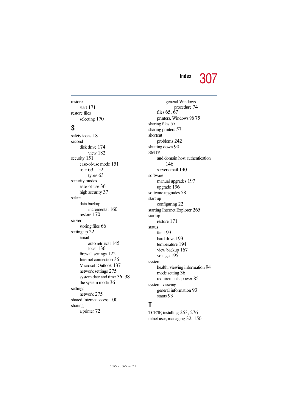 Toshiba Magnia SG30 User Manual | Page 295 / 296