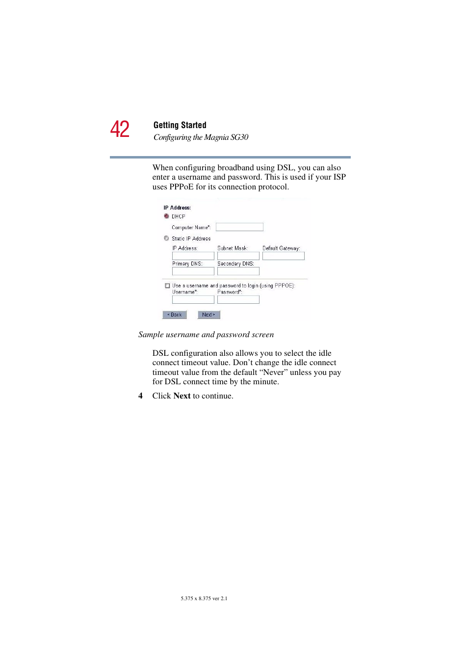 Toshiba Magnia SG30 User Manual | Page 40 / 296