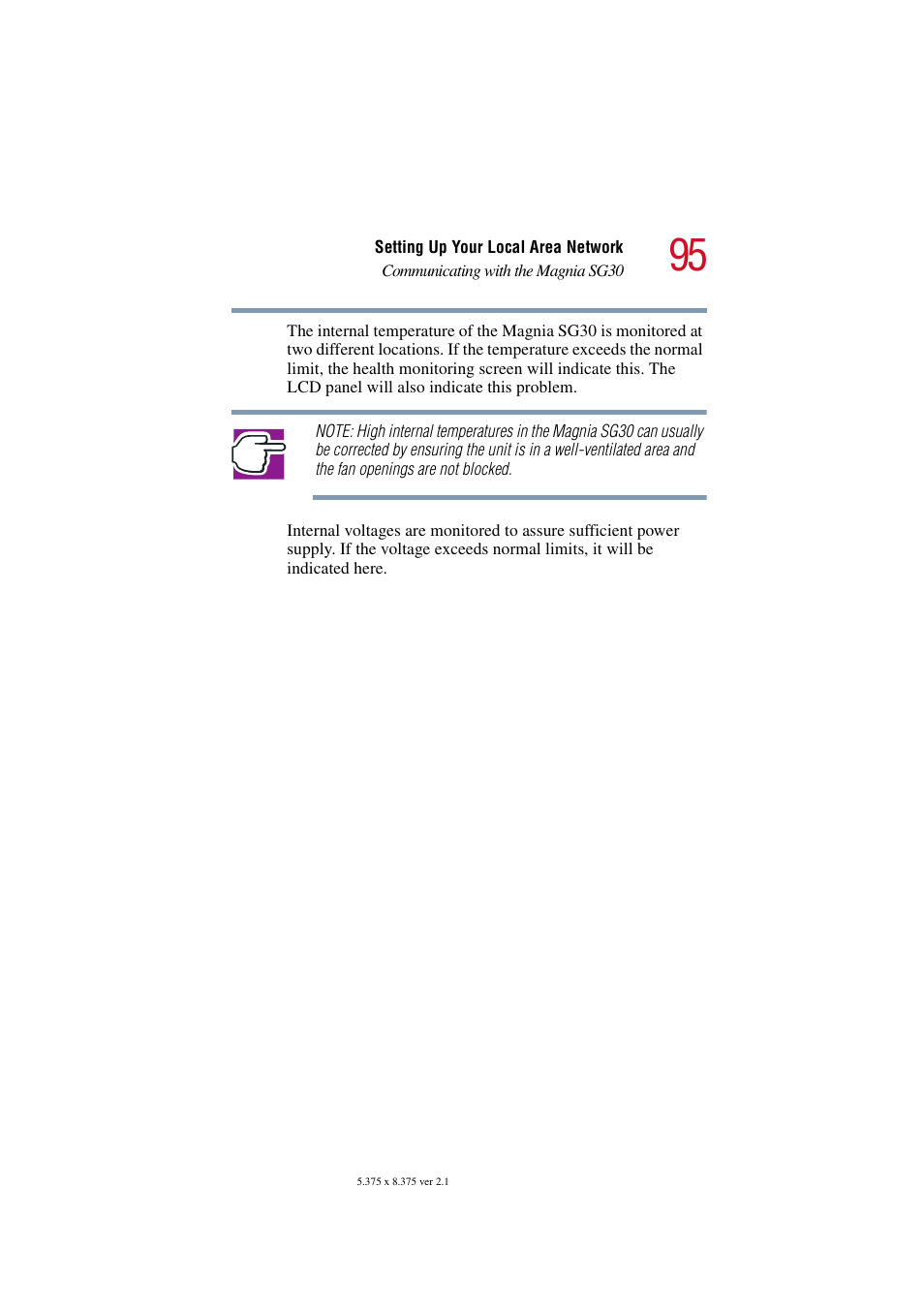 Toshiba Magnia SG30 User Manual | Page 91 / 296