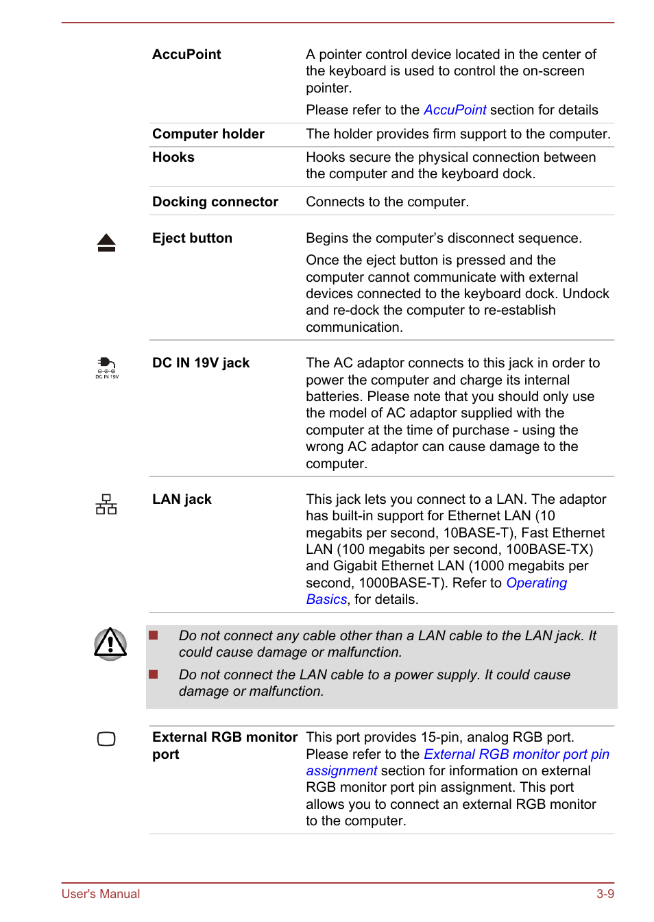 Toshiba WT310 User Manual | Page 42 / 131