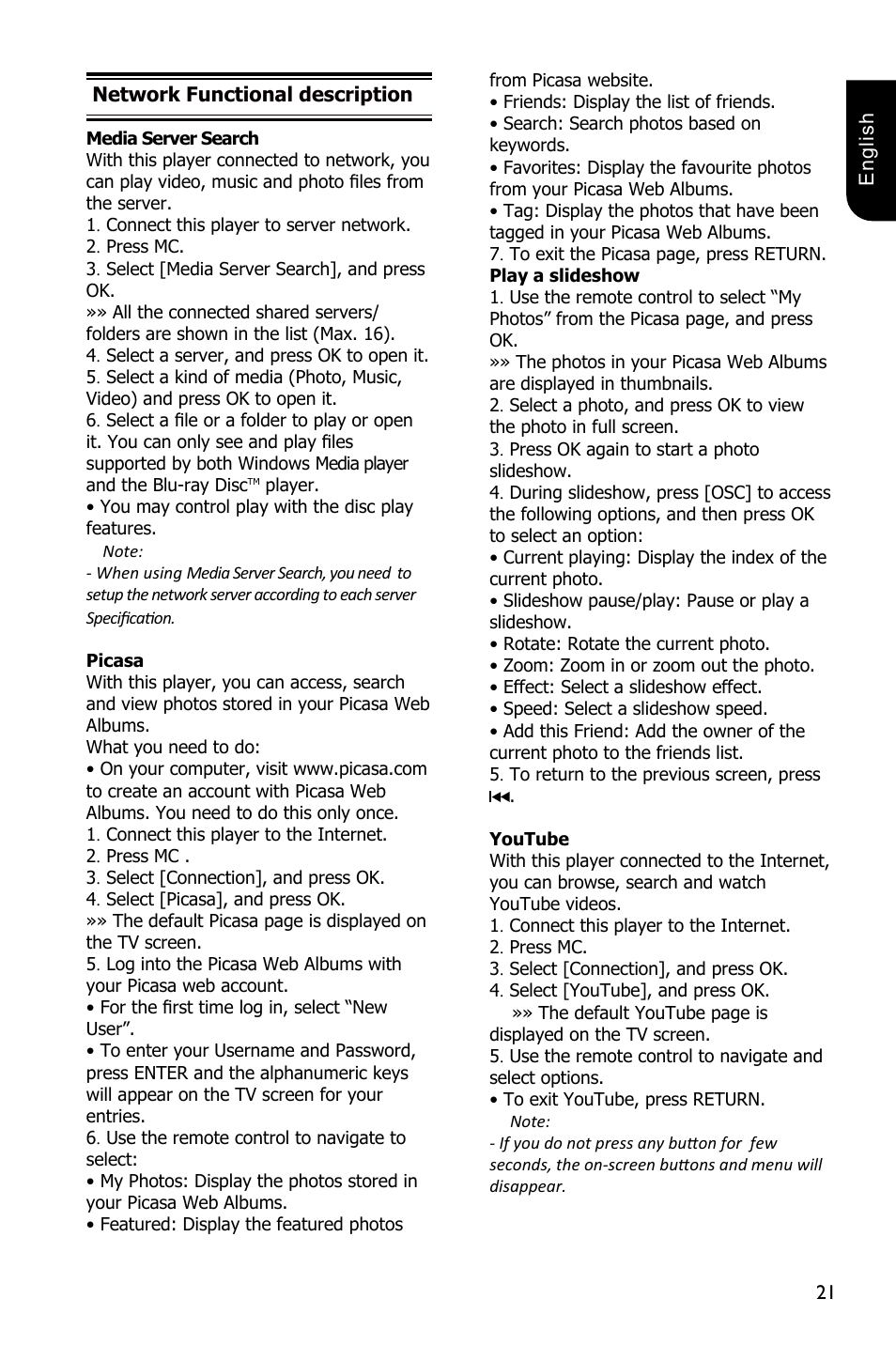 Toshiba BDX2250 User Manual | Page 21 / 56
