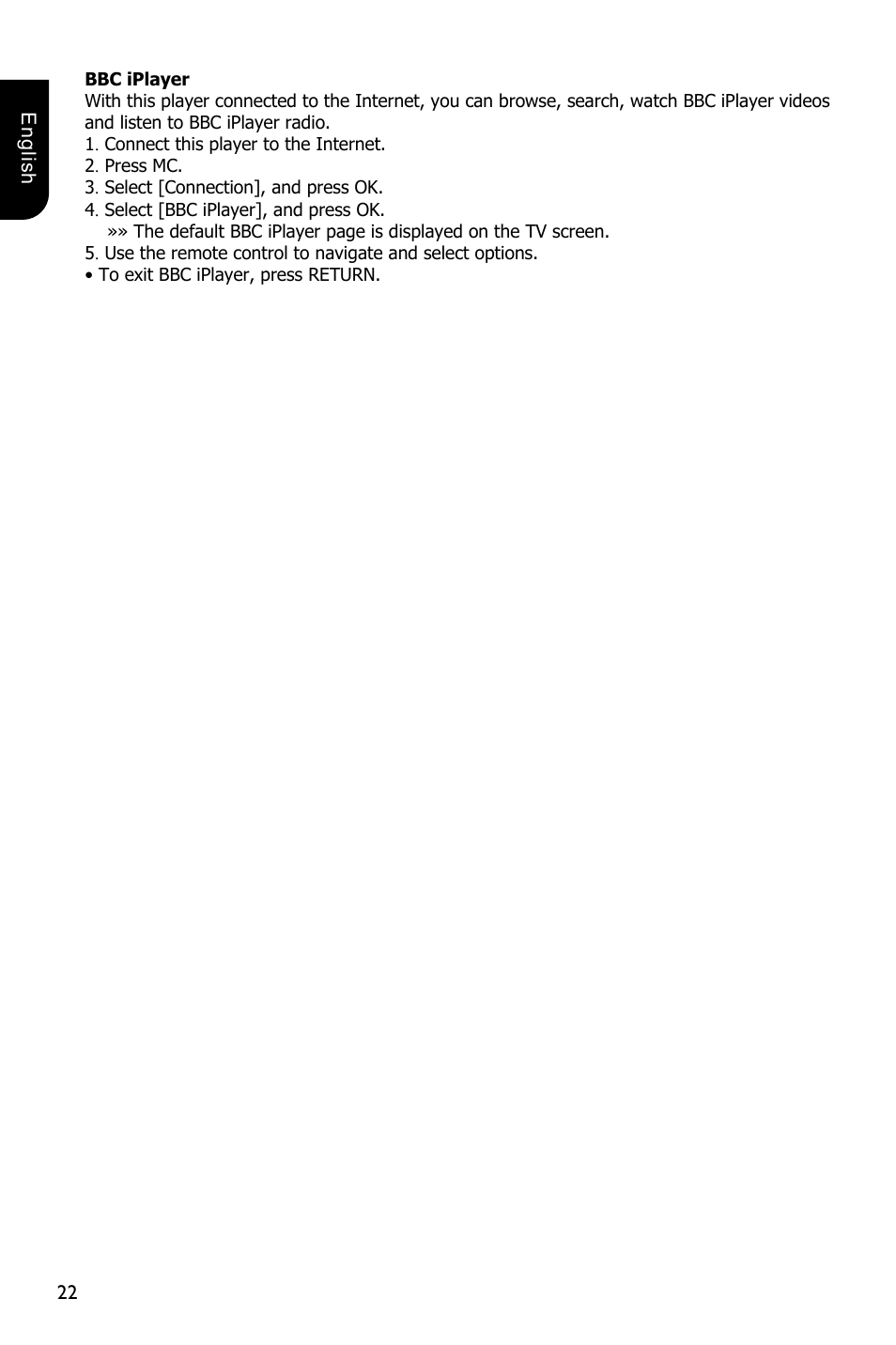Toshiba BDX2250 User Manual | Page 22 / 56
