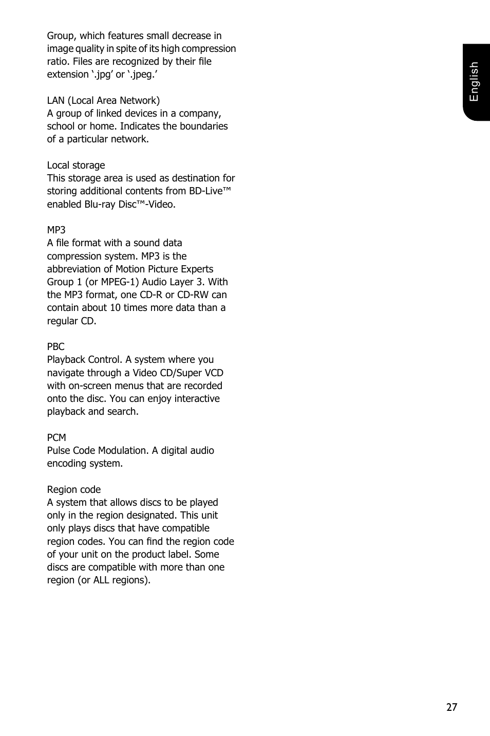 Toshiba BDX2250 User Manual | Page 27 / 56