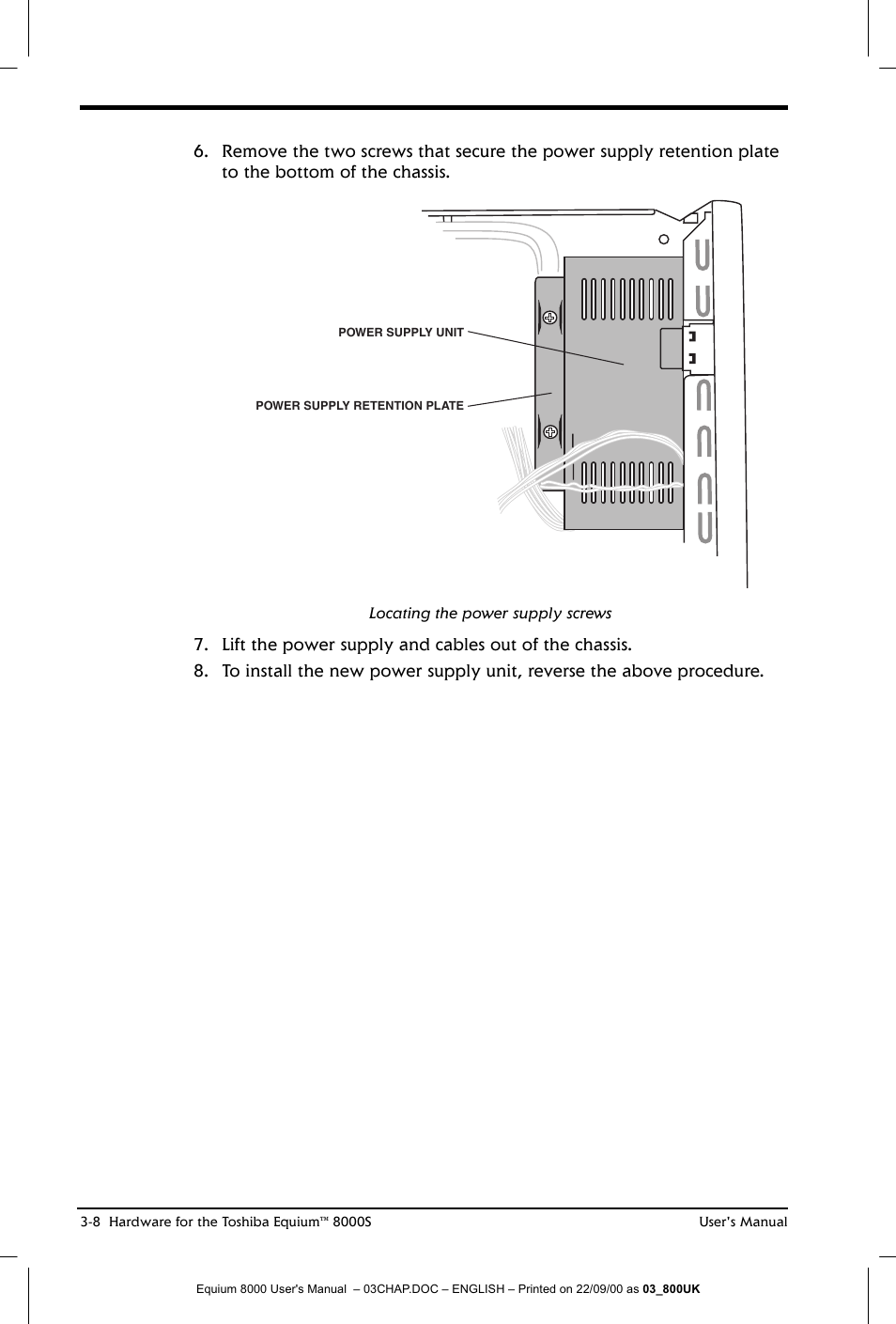 Toshiba Equium 8000 S-D User Manual | Page 49 / 80