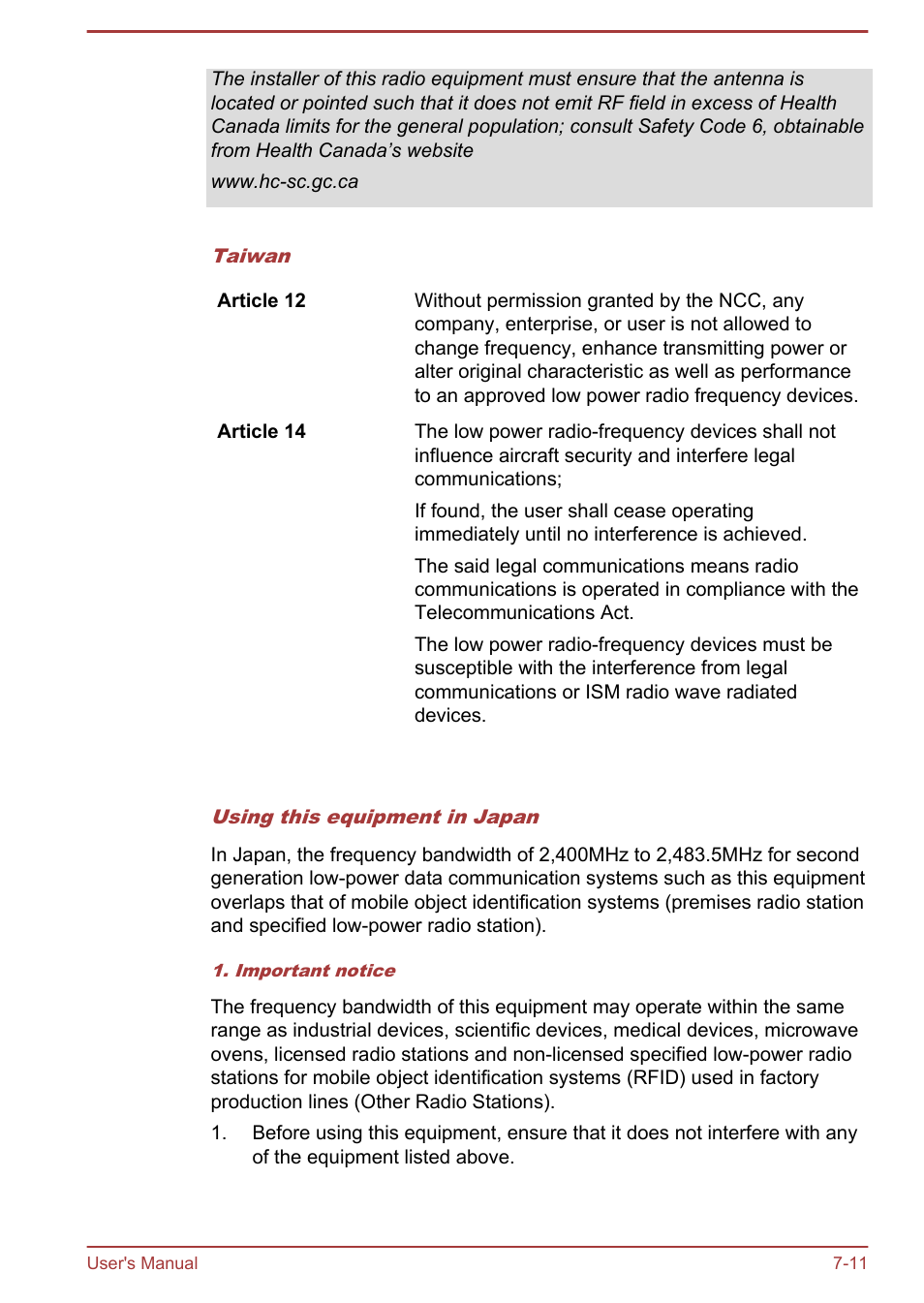 Toshiba Satellite C50T-B User Manual | Page 116 / 124