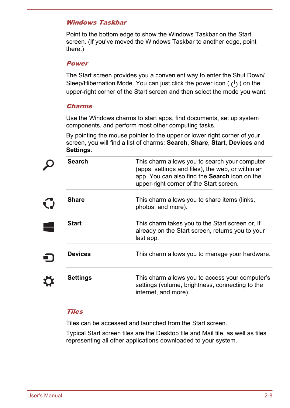 Toshiba Satellite C50T-B User Manual | Page 29 / 124