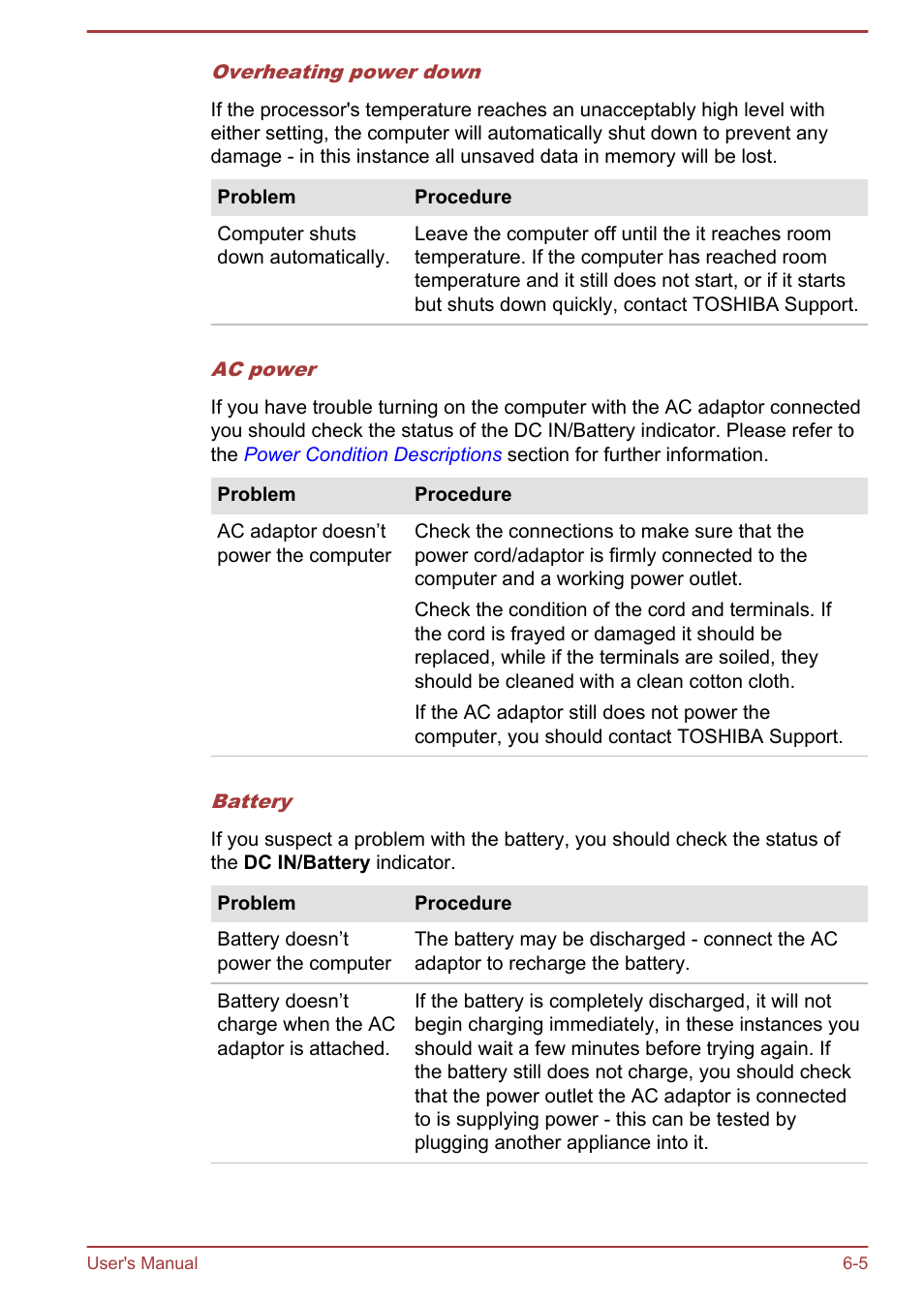 Toshiba Satellite C50T-B User Manual | Page 96 / 124