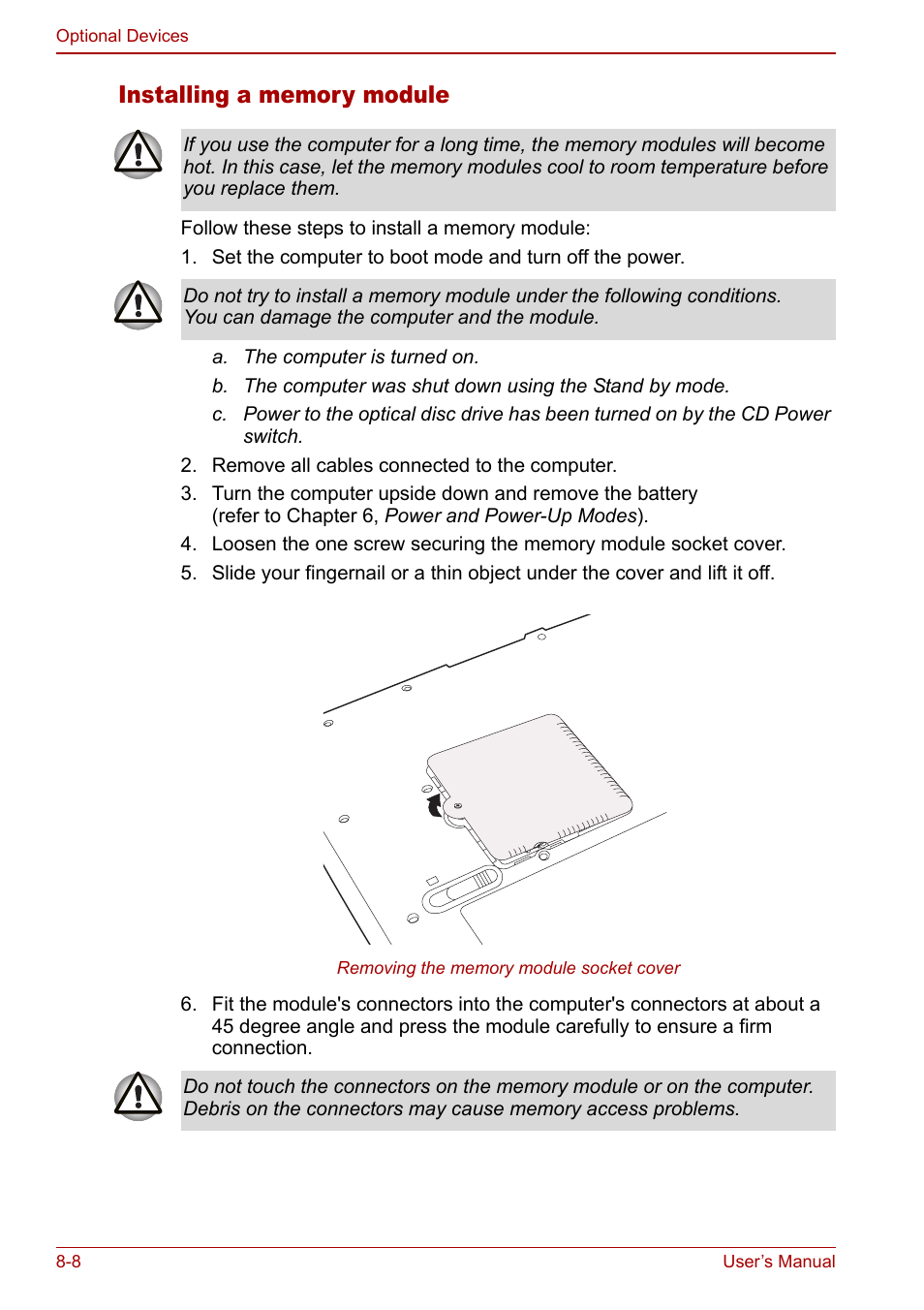 Installing a memory module | Toshiba Equium M40X User Manual | Page 130 / 170