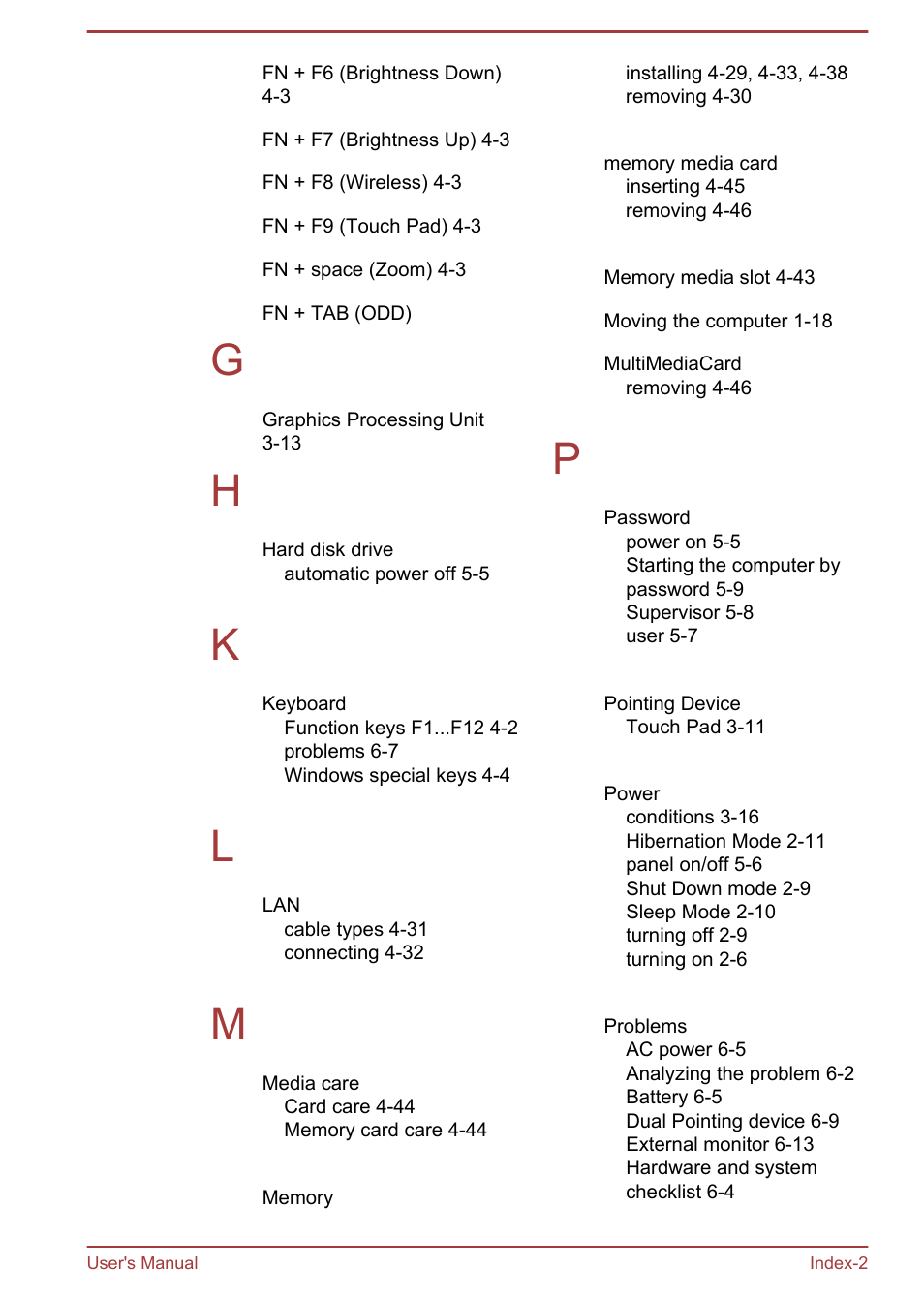 Toshiba Satellite Pro A50-A User Manual | Page 168 / 169