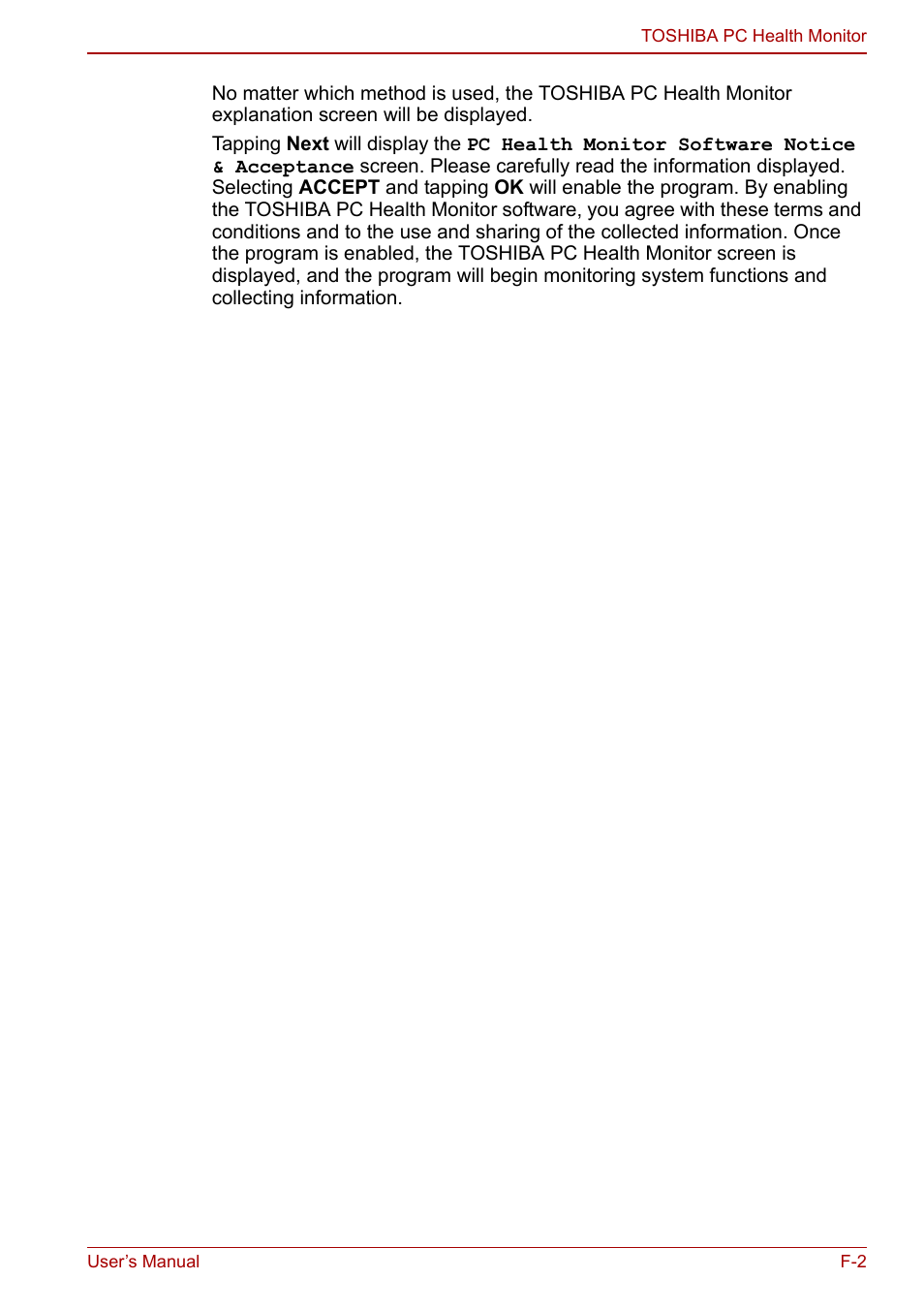 Toshiba Libretto W100 User Manual | Page 107 / 117