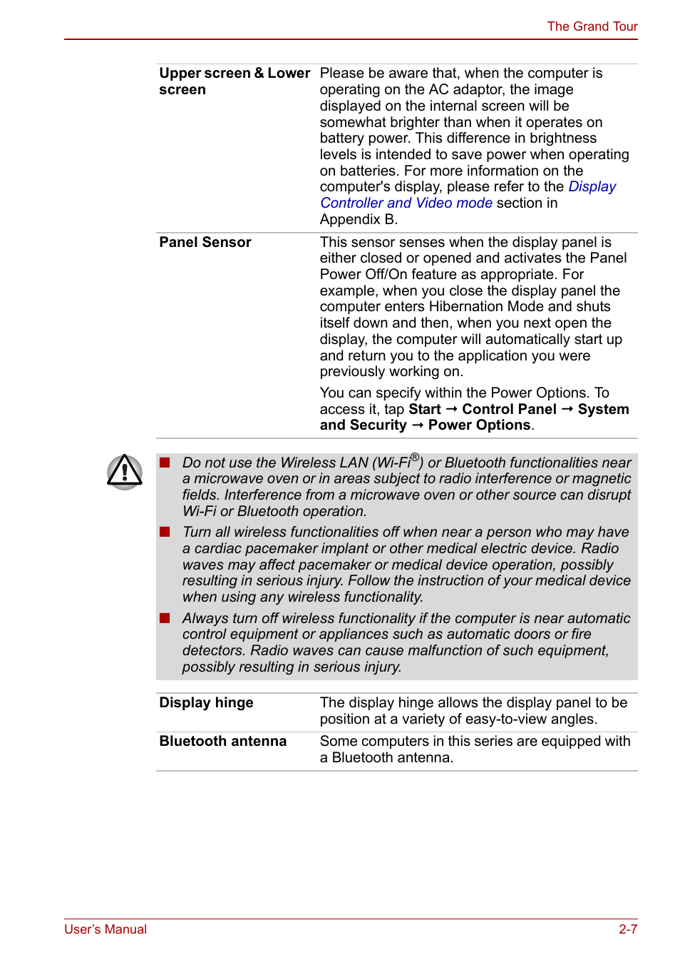 Toshiba Libretto W100 User Manual | Page 34 / 117