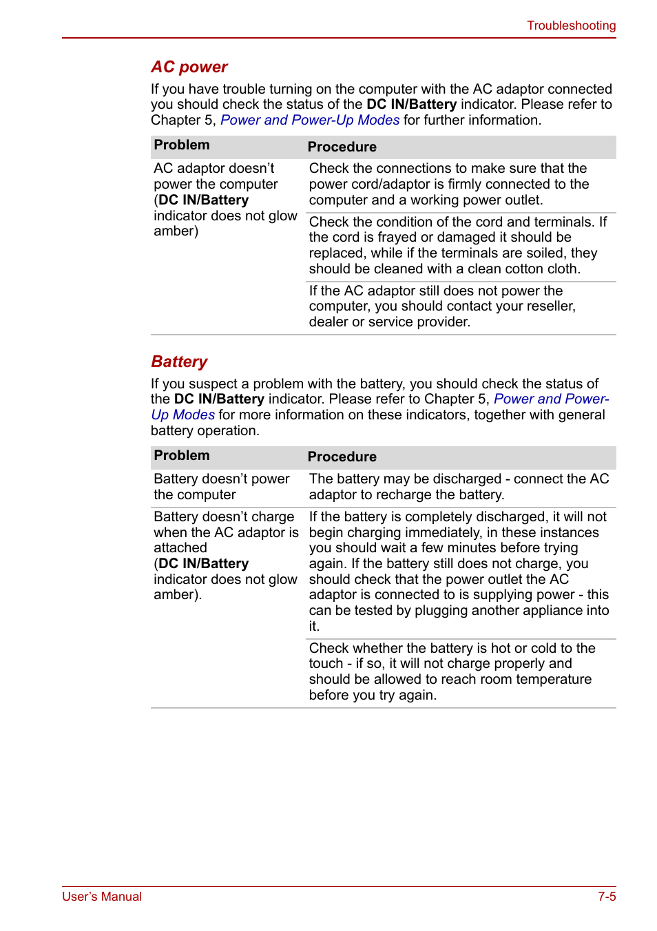 Toshiba Libretto W100 User Manual | Page 87 / 117