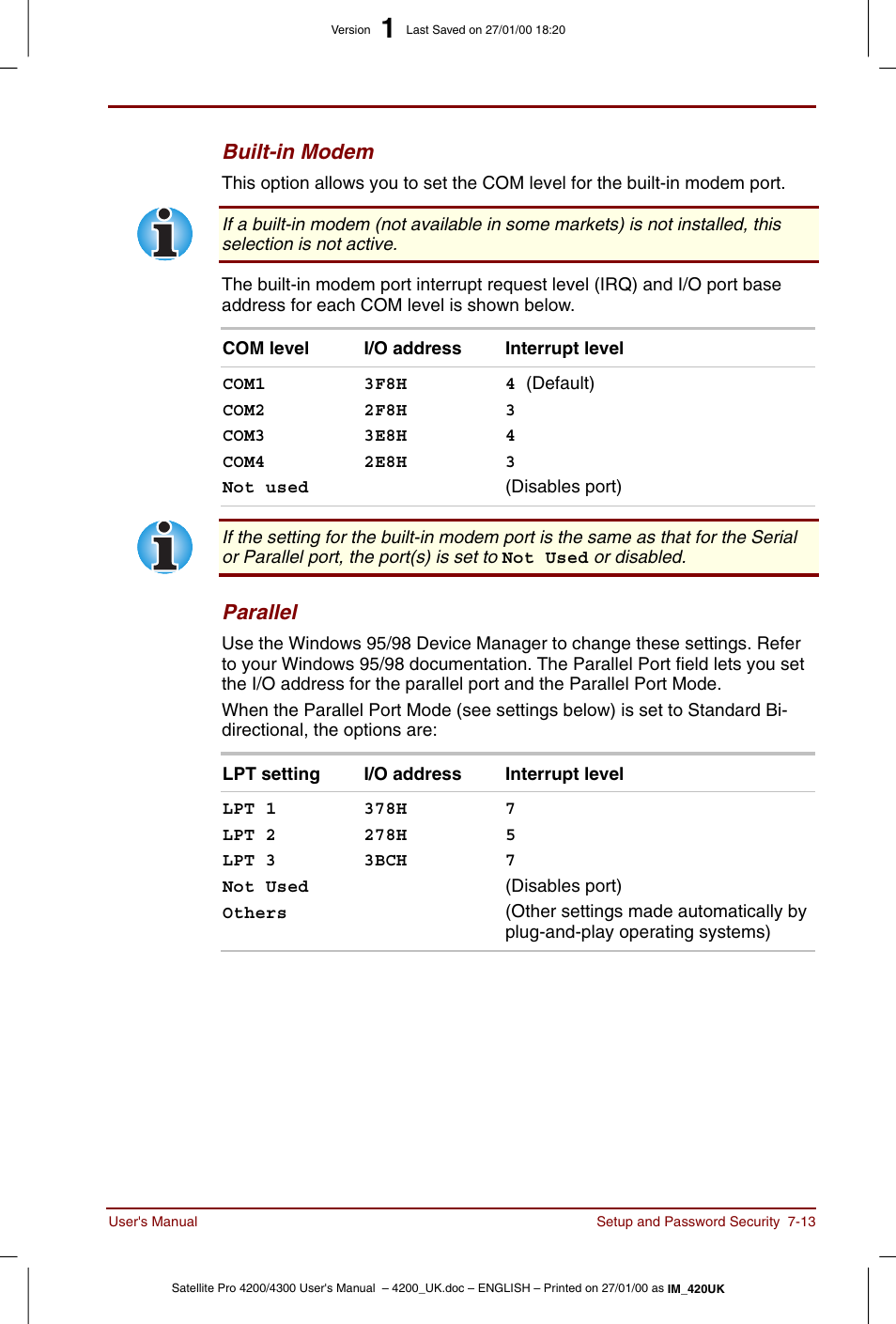 Toshiba Satellite Pro 4320 User Manual | Page 101 / 230