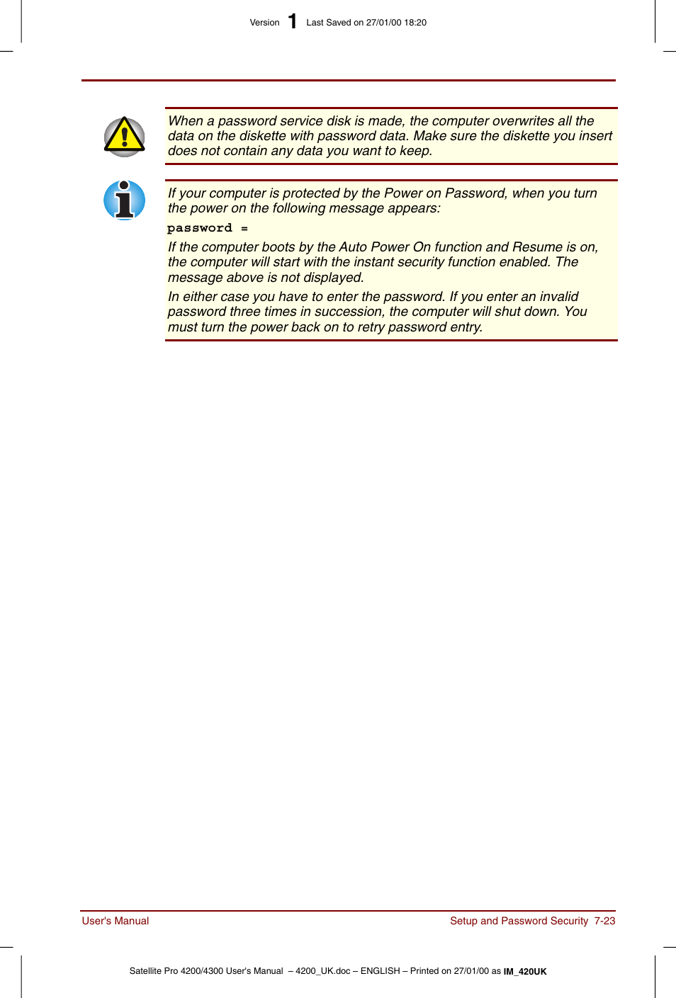 Toshiba Satellite Pro 4320 User Manual | Page 111 / 230