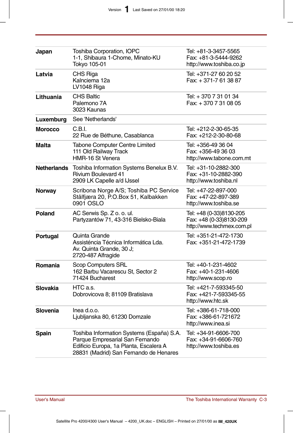 Toshiba Satellite Pro 4320 User Manual | Page 187 / 230