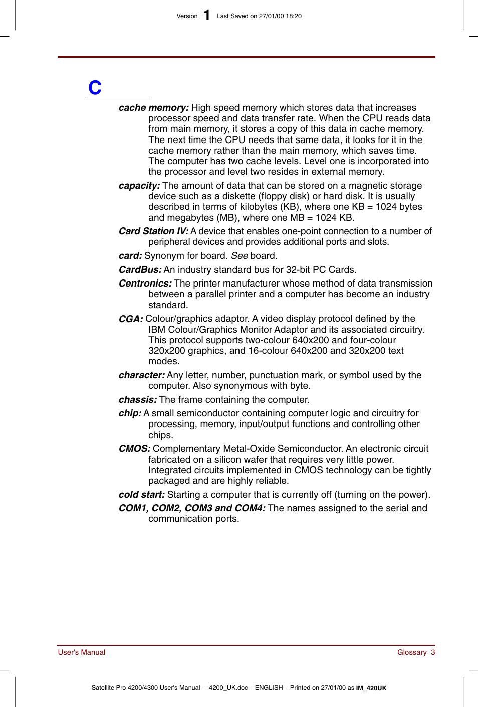 Toshiba Satellite Pro 4320 User Manual | Page 213 / 230