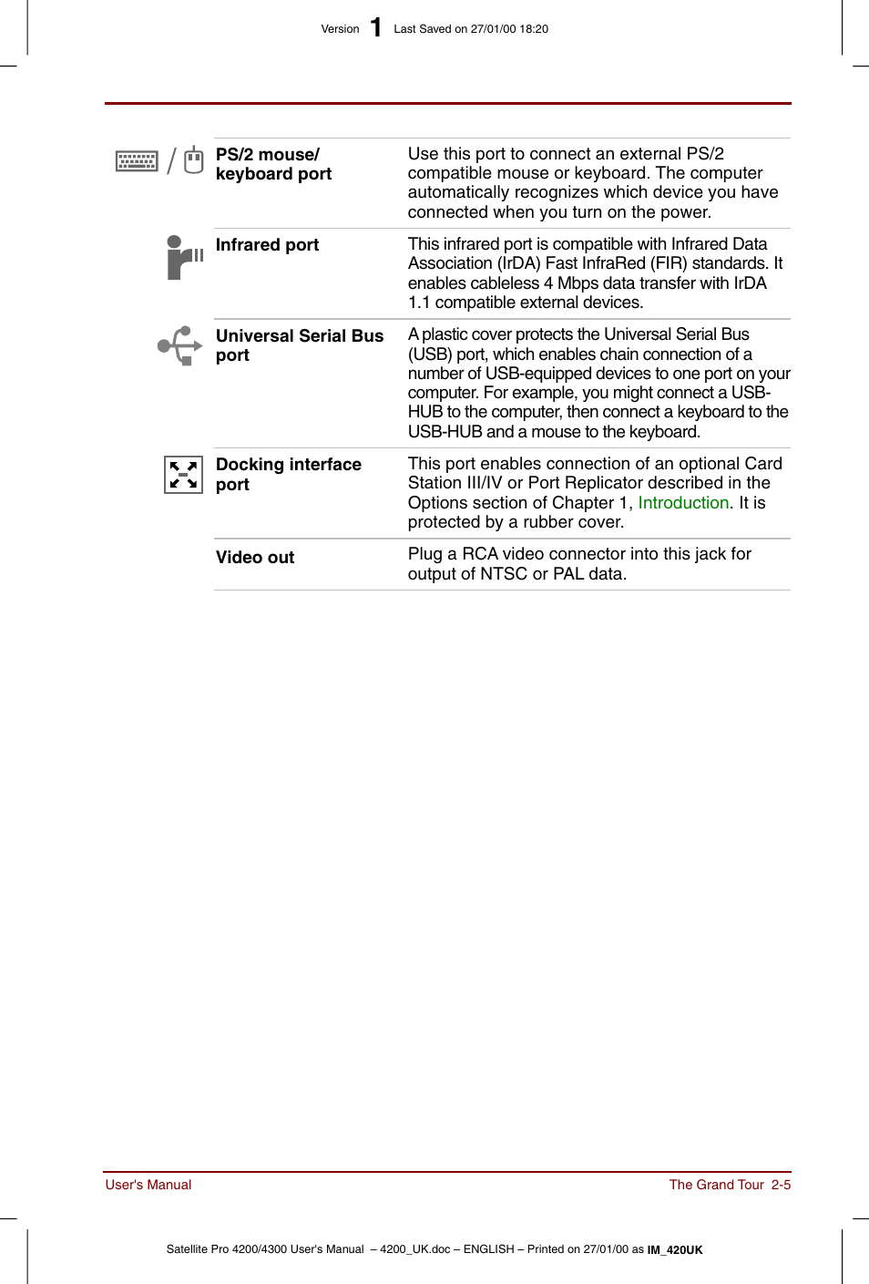 Toshiba Satellite Pro 4320 User Manual | Page 37 / 230