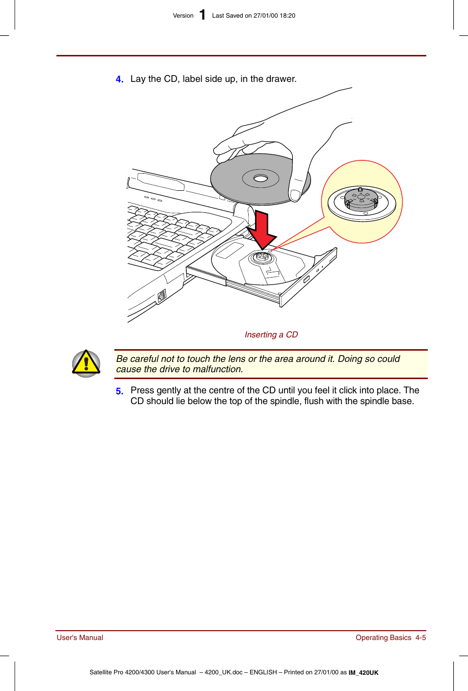 Toshiba Satellite Pro 4320 User Manual | Page 59 / 230