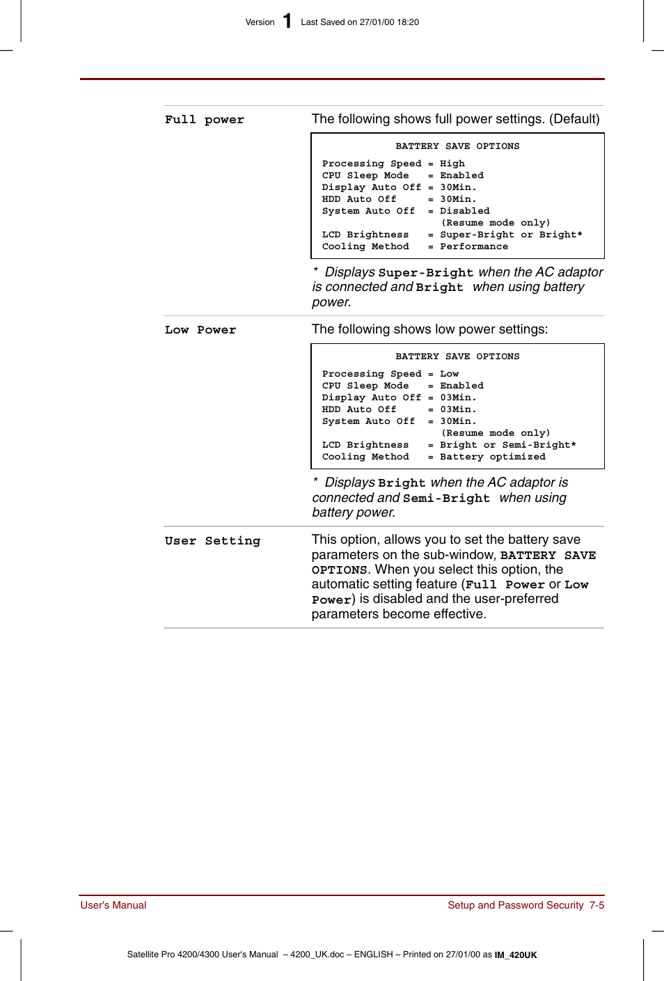 Toshiba Satellite Pro 4320 User Manual | Page 93 / 230