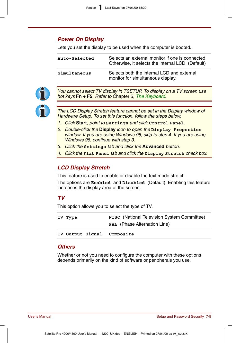 Toshiba Satellite Pro 4320 User Manual | Page 97 / 230