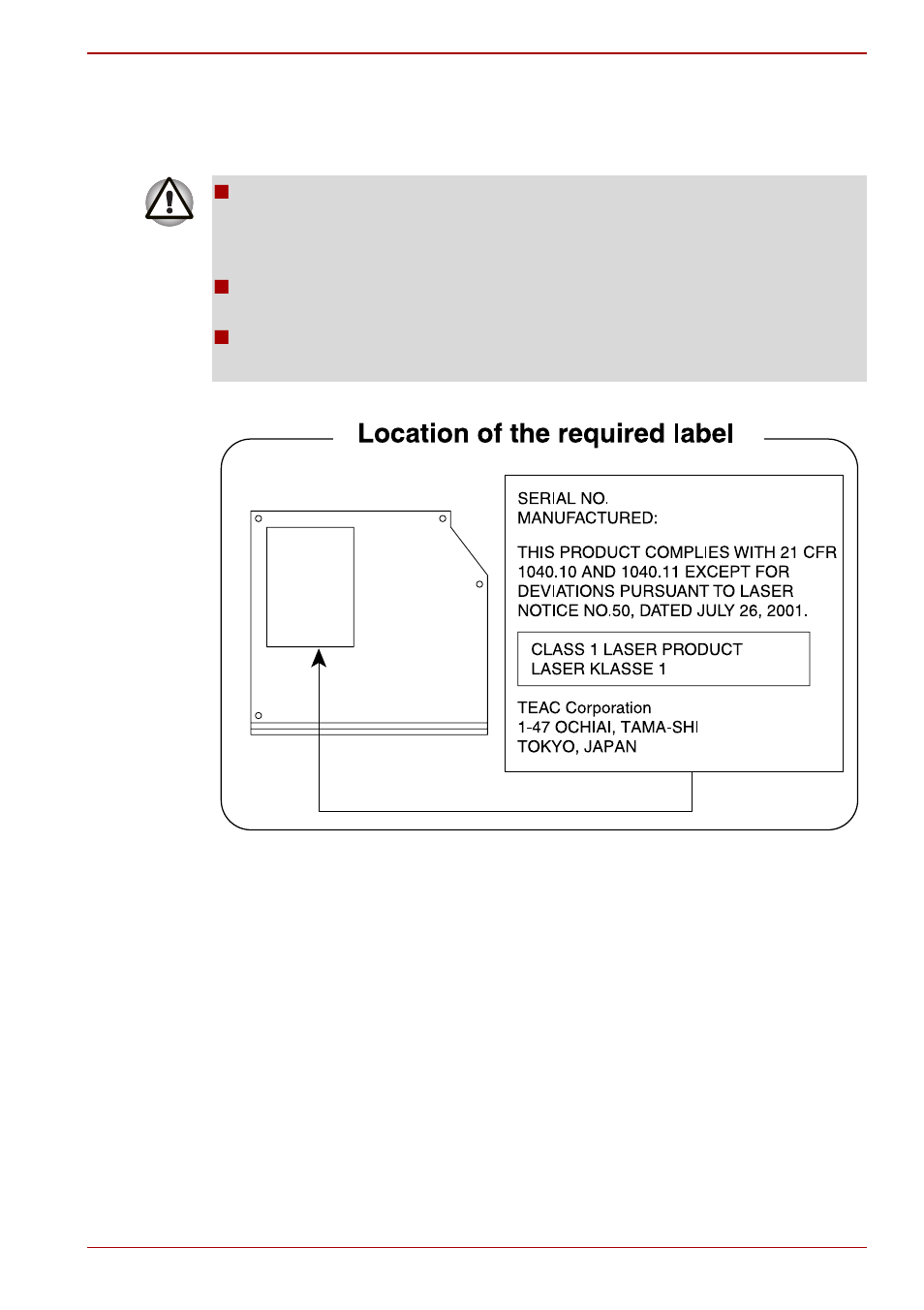 Teac | Toshiba Satellite Pro S300L User Manual | Page 13 / 202