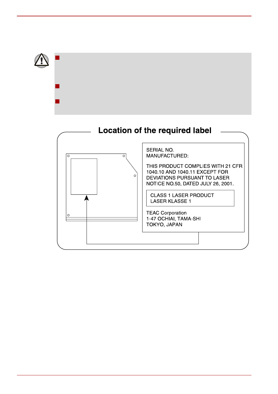 Teac | Toshiba Satellite Pro S300L User Manual | Page 14 / 202