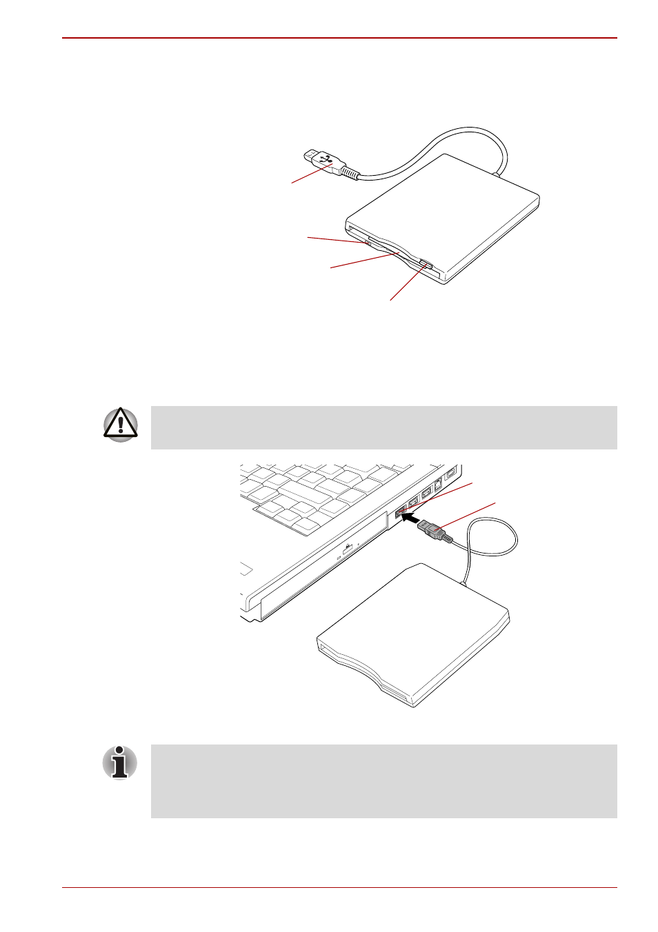 Usb fdd kit, Connecting the usb floppy diskette drive | Toshiba Satellite Pro S300L User Manual | Page 77 / 202