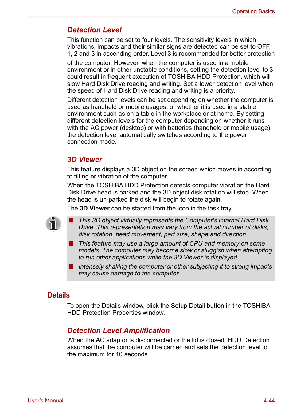 Details | Toshiba Qosmio X500 User Manual | Page 123 / 213